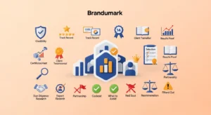 Business owner choosing best SEO optimization companies with comparison checklist