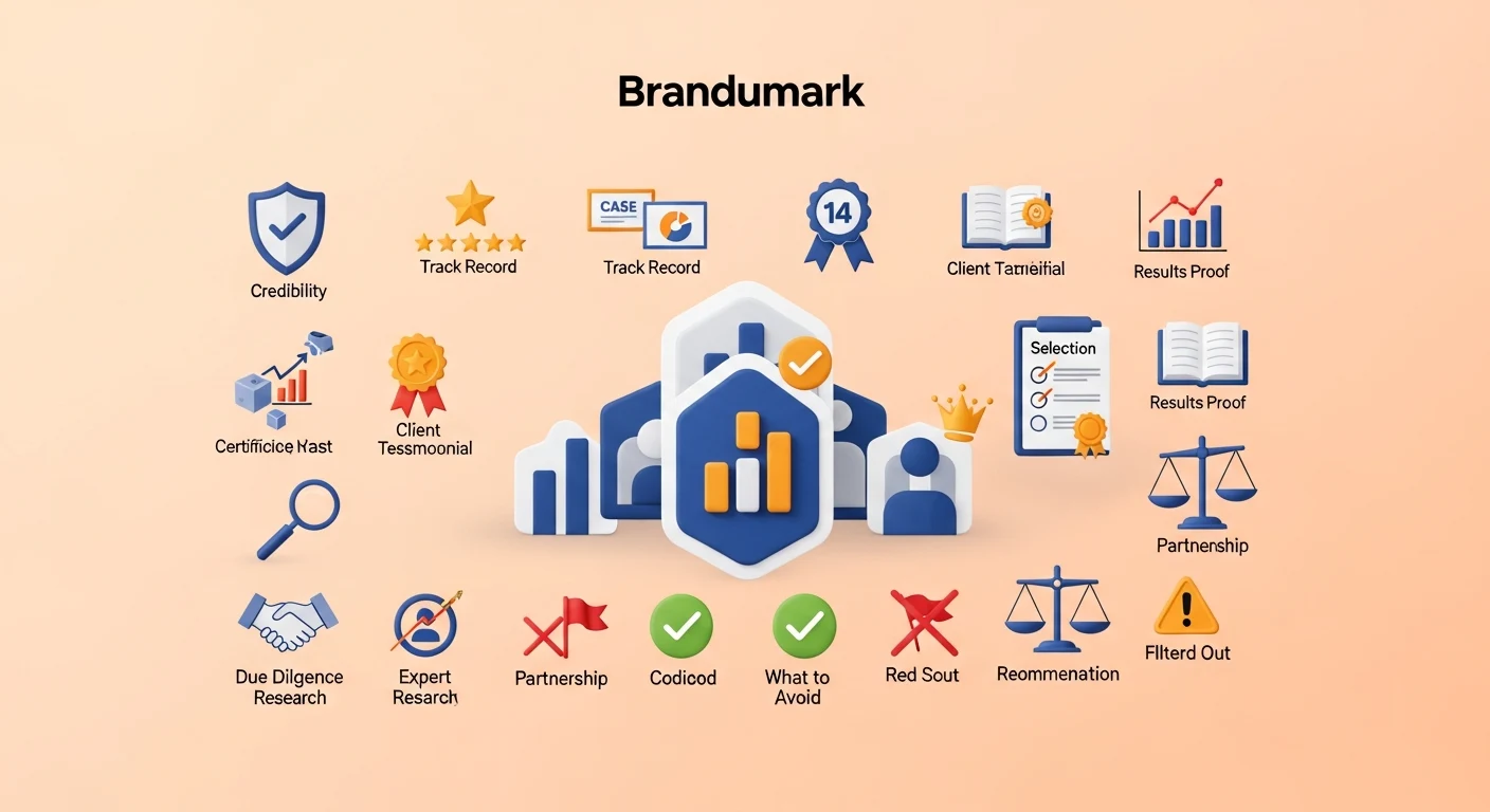 Business owner choosing best SEO optimization companies with comparison checklist