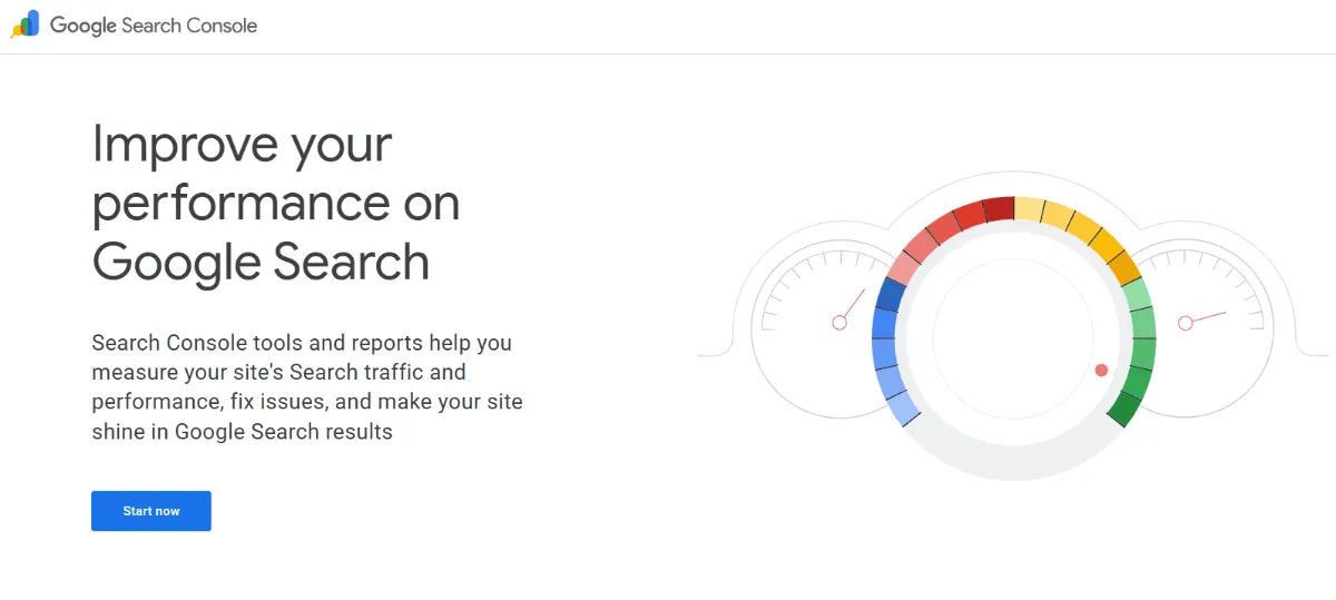 Google Search Console dashboard